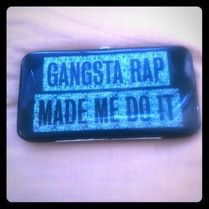 Gangsta Rap clutch- brand new!